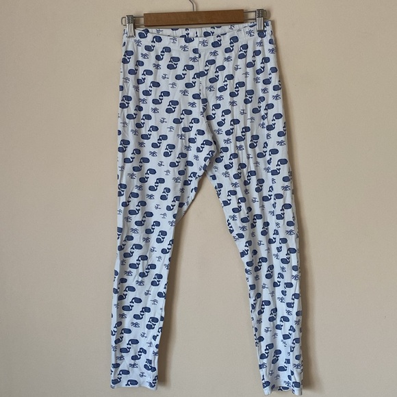 Roller Rabbit Moby blue whale two piece henley pajama set S - Picture 6 of 8